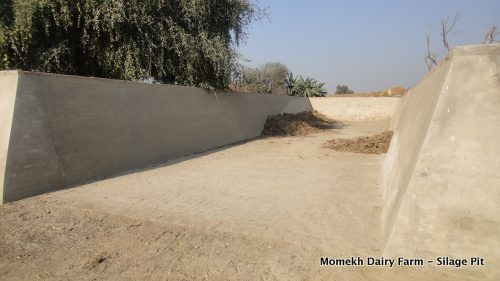 silage pit construction technique