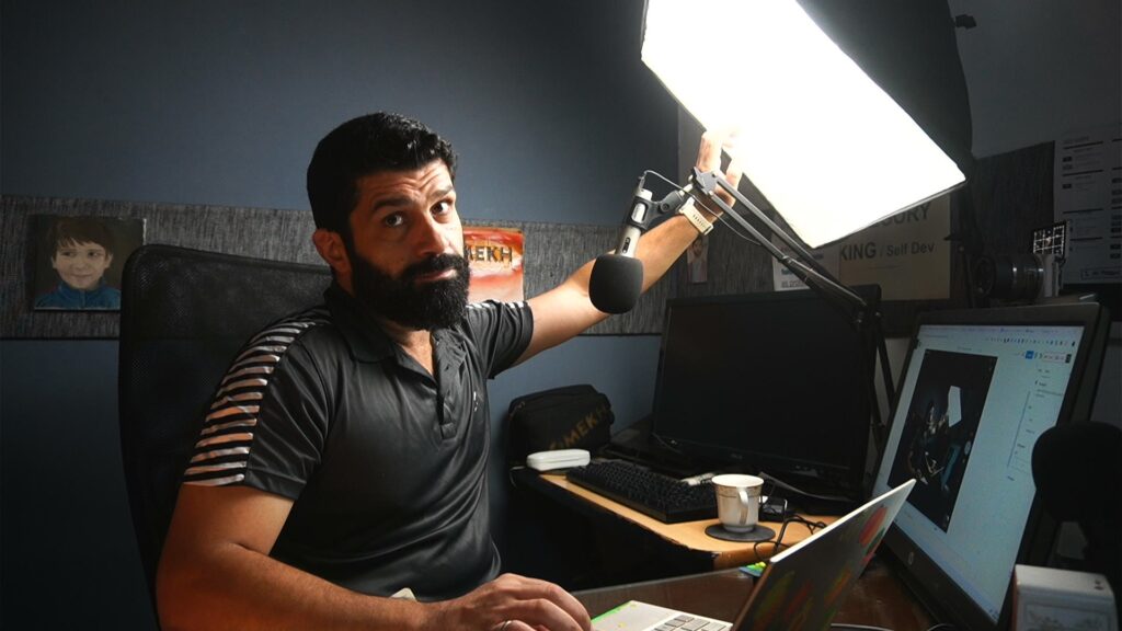 lighting for a professional zoom meeting